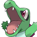 Shiny Totodile (Colosseum/XD)